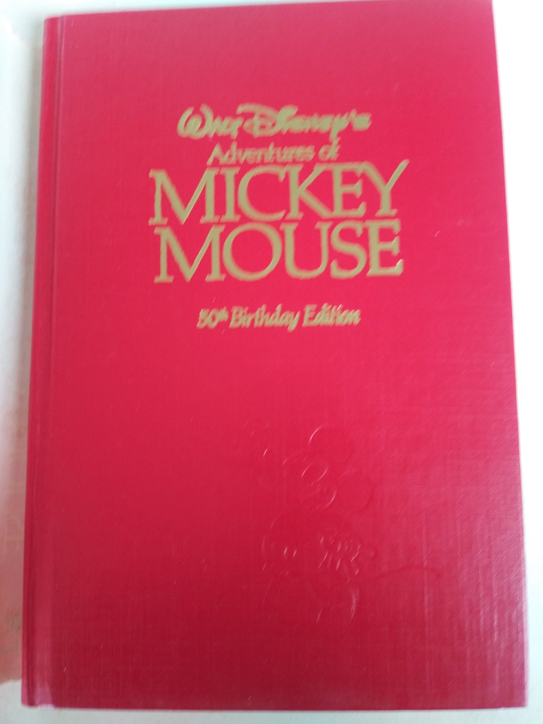 洋書 Adventures of Mickey Mouse 50th Edition Vintage Book Walt Disney's Adventures of Mickey Mouse 50th