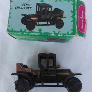 Miniature Metal Car   Vintage Pencil Sharpeners