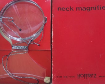 Neck Magnifier Crafts Magnifying Glass Hands Free Magnifier Eugene Chernin  Co Vintage 