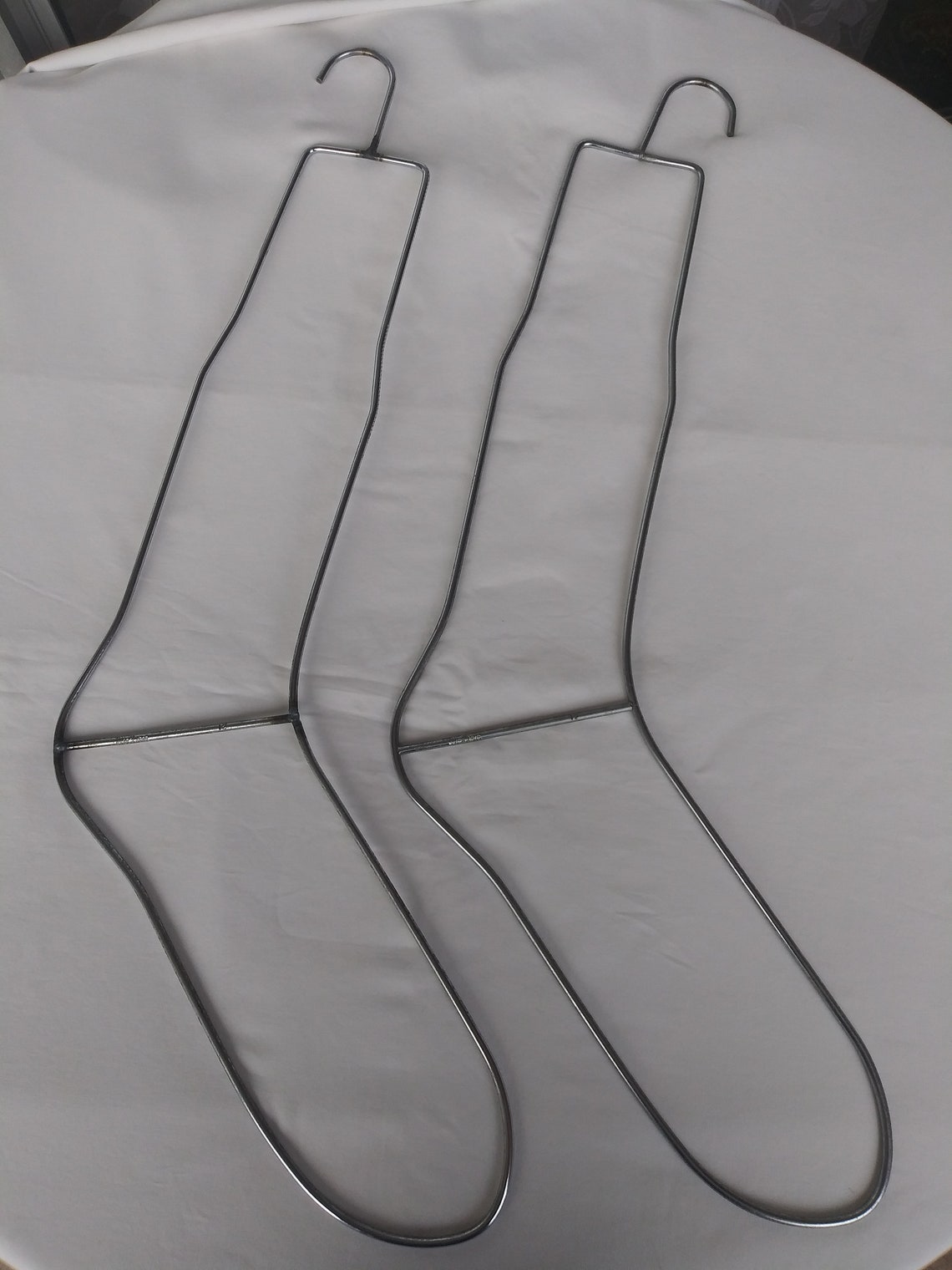 One Pair Vintage Metal Sock Form Sock Drying Hangers Etsy UK