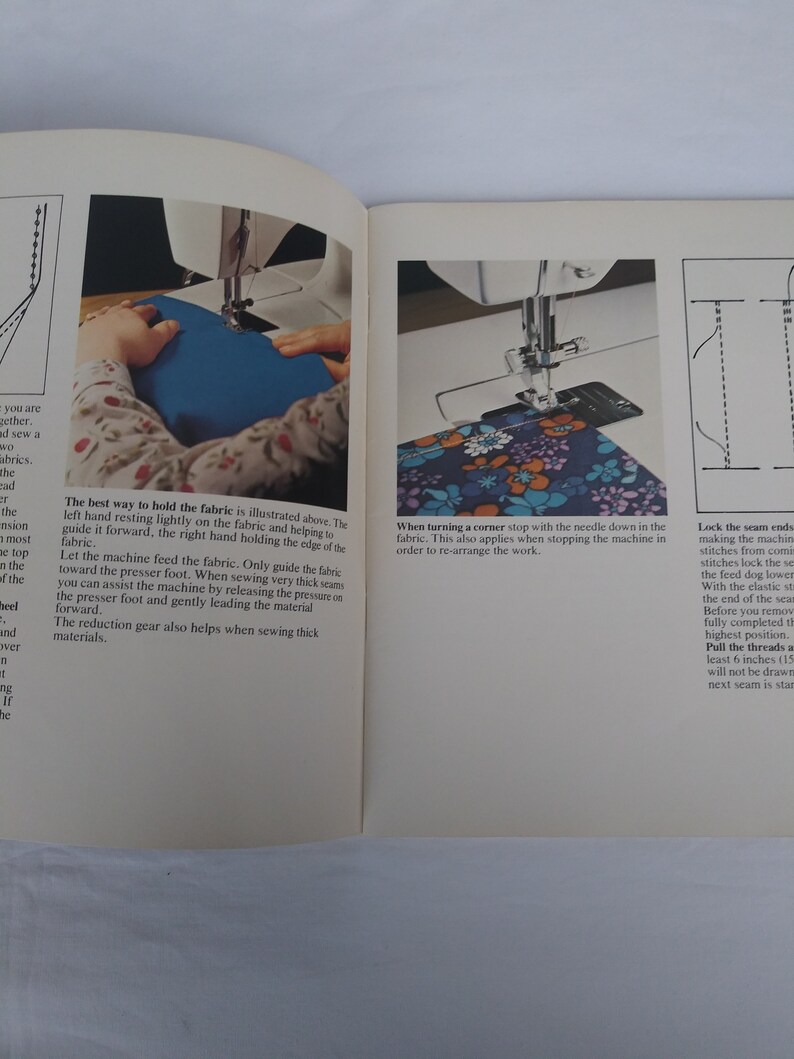 Viking Sewing Manual Sewing Machine Instructions Vintage Book Etsy