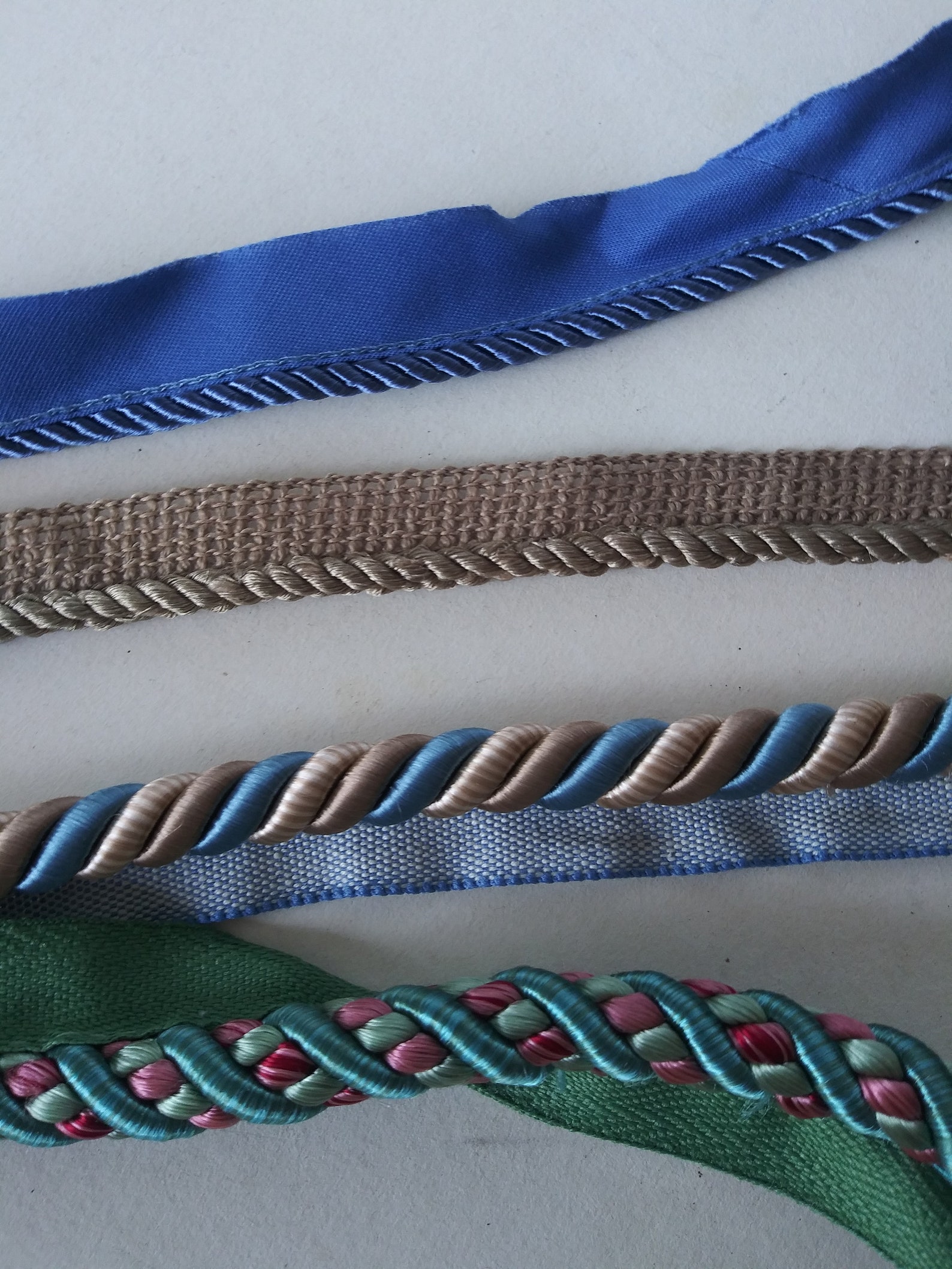 20 Yard Lot of Assorted Rope Trims destash Etsy