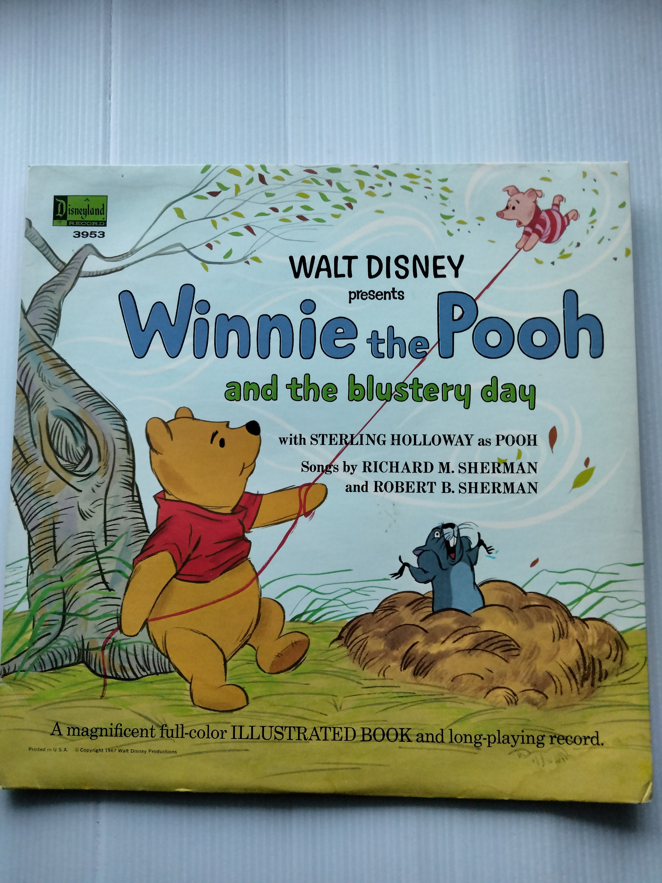 Walt Disney Presents Winnie the Pooh and the Blustery Day LP , Vintage Vinyl Album With Book, Disneyland Record, 3953, 1967 - Etsy Walt Disney Presents Winnie the Pooh and the Blustery Day LP , Vintage Vinyl Album With Book, Disneyland Record, 3953, 1967 - Etsy