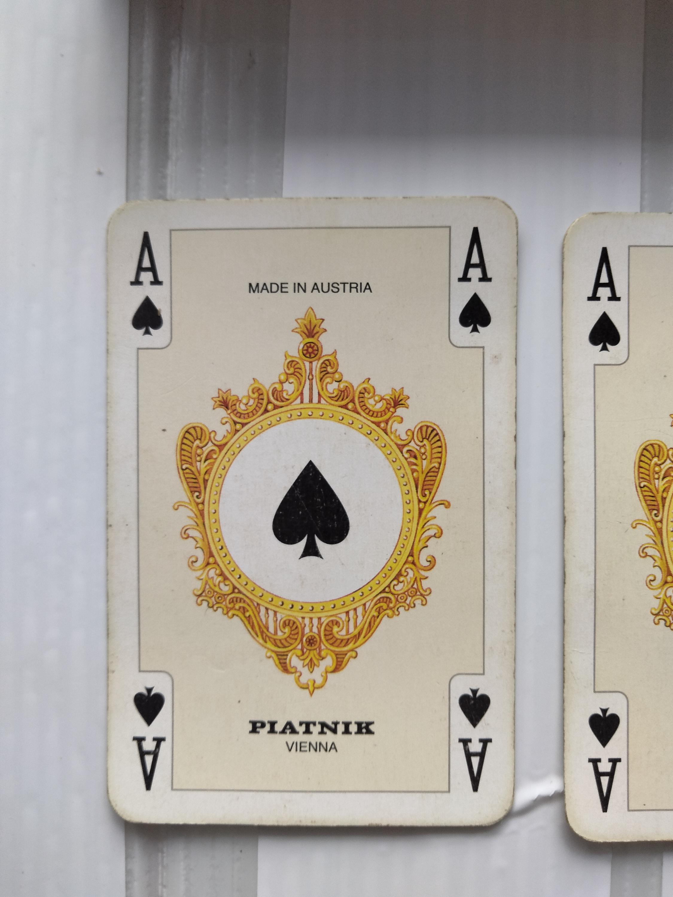 2 Jeux De Cartes Anciens PIATNIK & Sons Wien Autriche