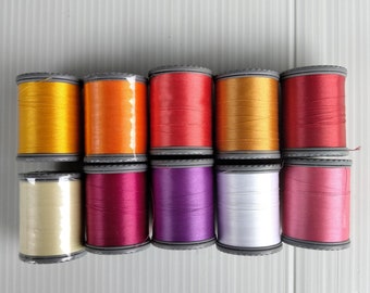 10 spools Mix  Brother Embroidery Machine Embroidery Thread Polyester