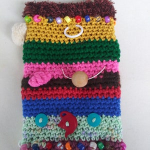 Knitted Fidget Muff Sensory Muff for Dementia, Alzheimer&#39;s, Stress Relief, Autism Twiddle Muff