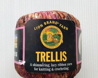 1 skein Lion  Brand Yarn Trellis  Autumn Leaves