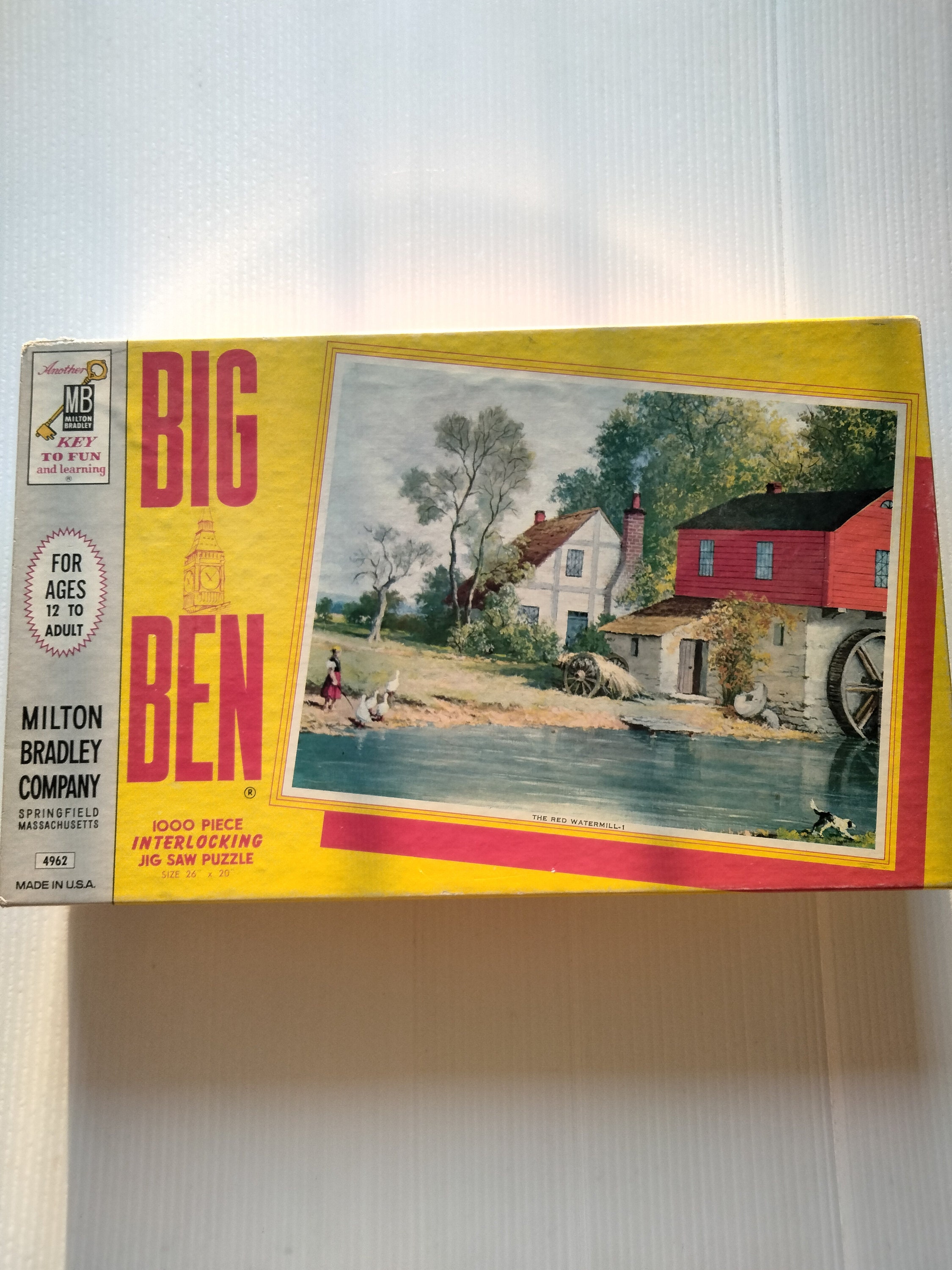 『3年保証』 Milton Vintage Bradley Puzzle.the Jigsaw Piece 1000 Ben Big ジグソーパズル