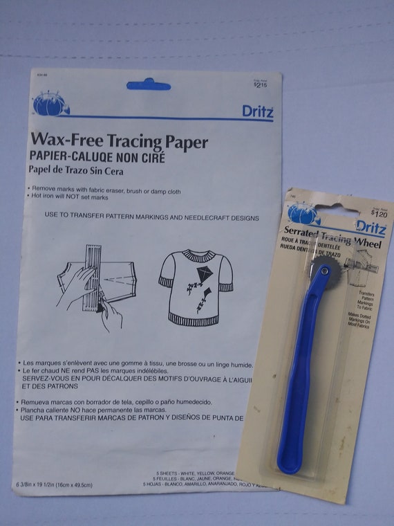 Set of 2 Dritz Tracing Paper and Tracing Wheel -  Israel
