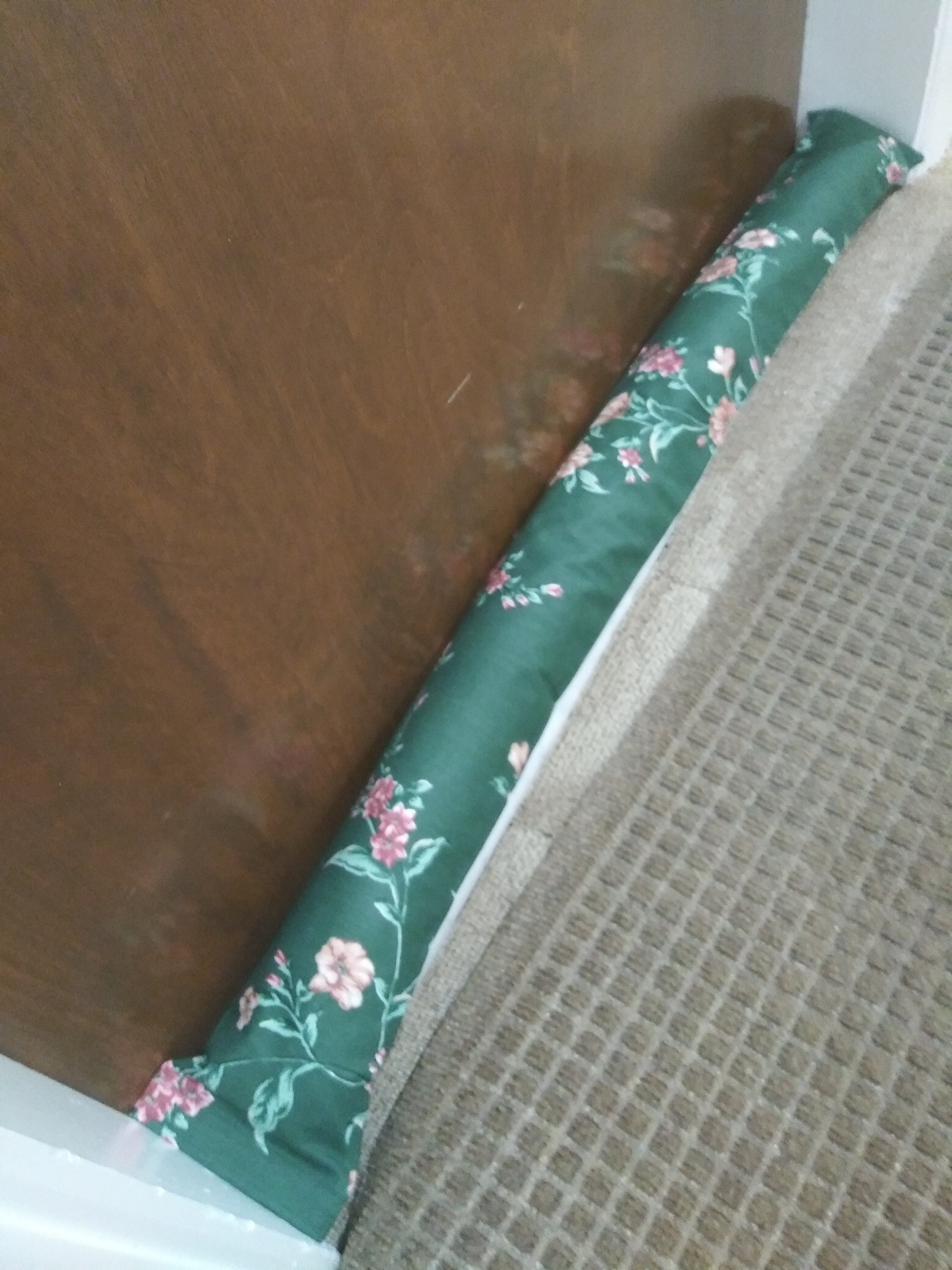 Door Draft Stopper/Door snake/Draft Stopper/ Pink floral Etsy