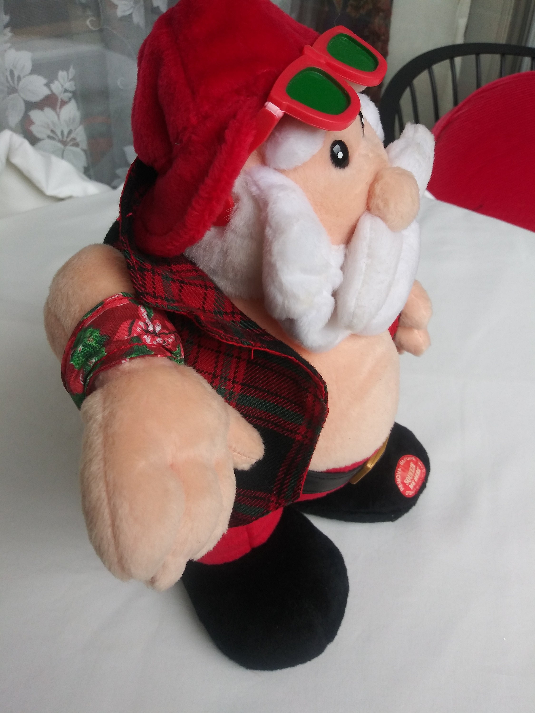 Vintage TL Toys Musical Santa Plush - Etsy Vintage TL Toys Musical Santa Plush - Etsy