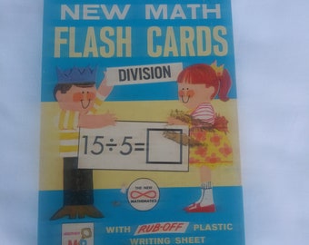 vintage creative child games division flash cards vintage creative child games division flash cards