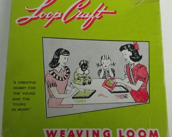 Vintage Loop Craft Weaving Loom