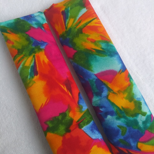 Rainbow Hippie Tie Dye Pet Car Seat Cover main image 1