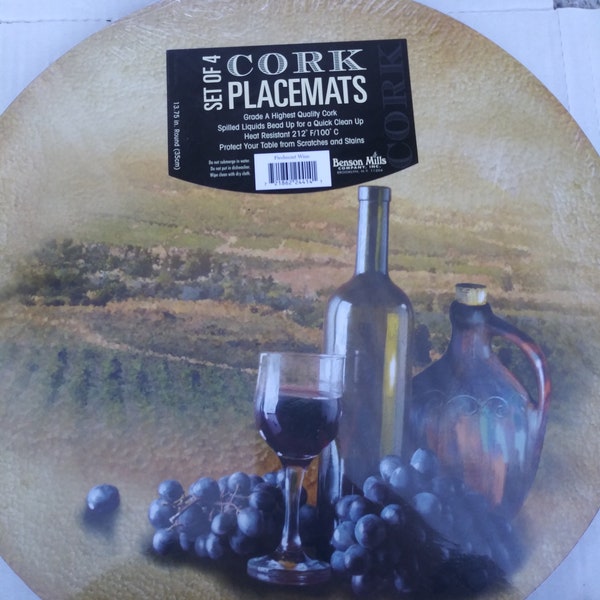 Cork Placemats Etsy