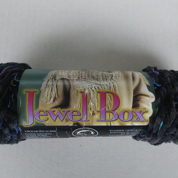 1 skein Caron yarn Jewel Box/Obsidian