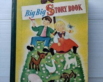 Vintage CHILDREN'S Book the BIG Big STORY Book - Etsy
