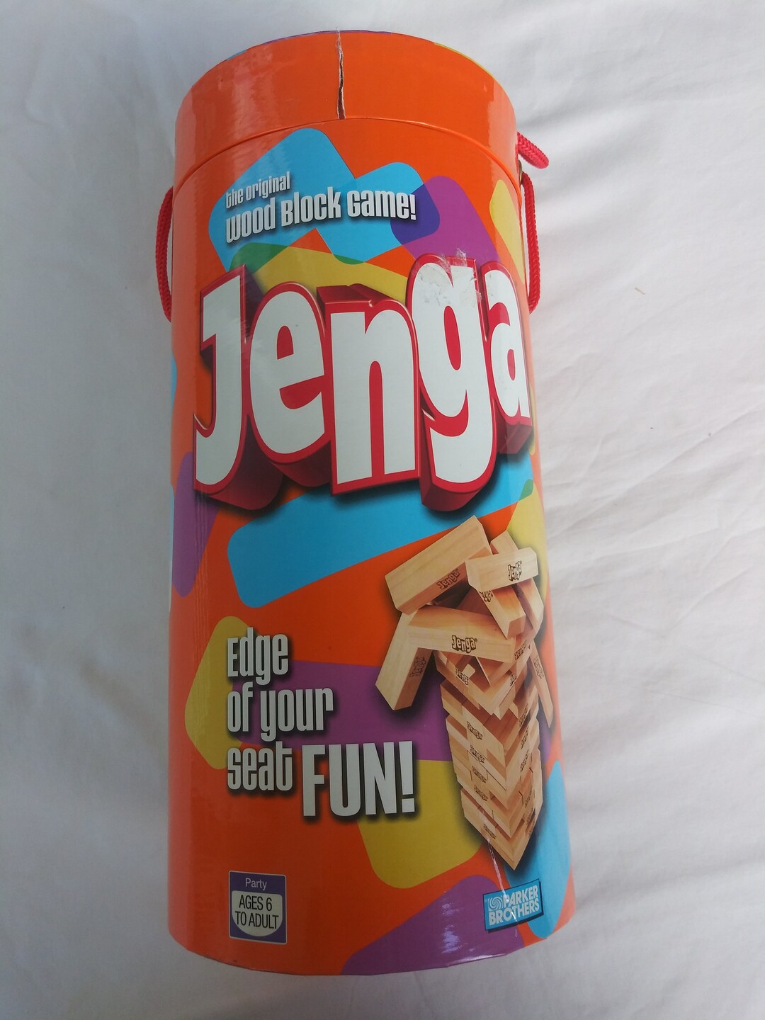 Vintage Game Jenga the Original Wood Block Game Parker Brothers Game