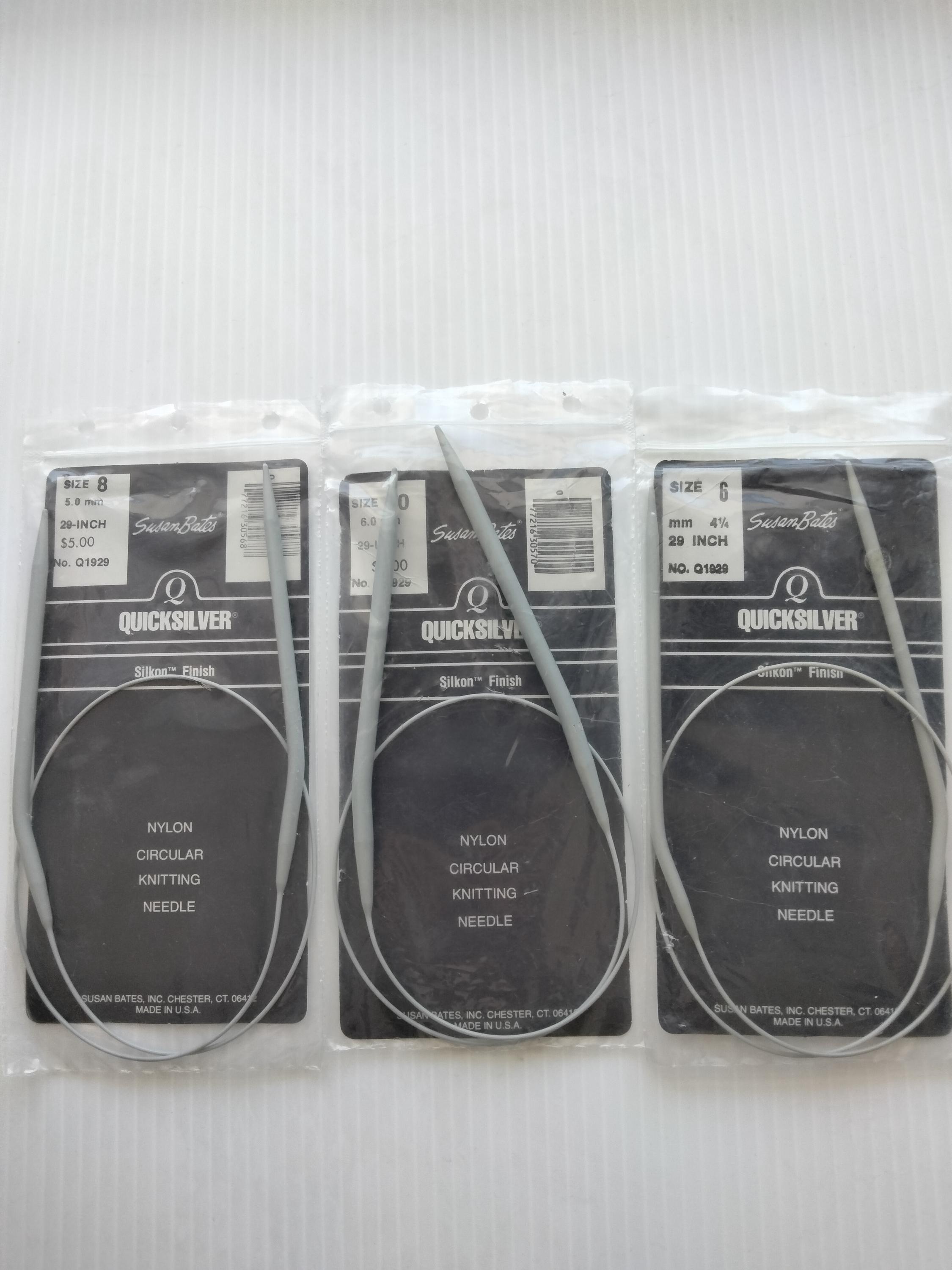 3 Susan Bates Circular Knitting Needle