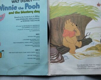 Walt Disney Presents Winnie the Pooh and the Blustery Day LP
