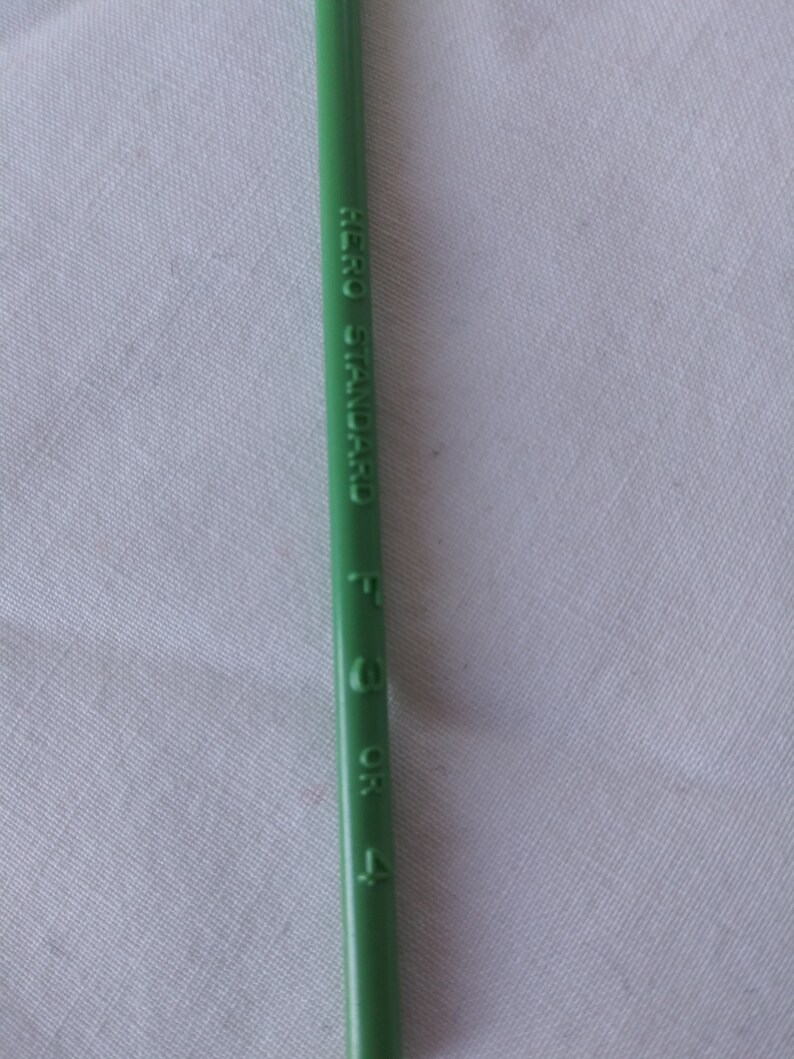 1 Vintage HERO Standard Crochet Hooks/green Etsy
