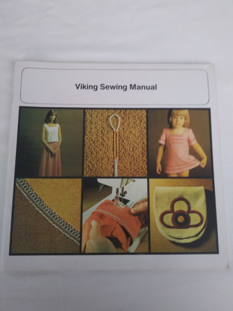 Viking Sewing Manual Sewing Machine Instructions Vintage Book Etsy