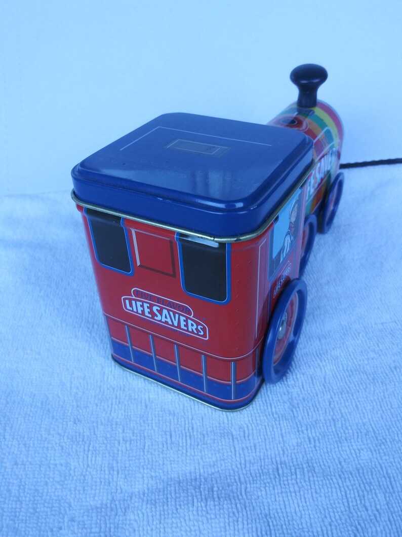 Vintage Tin Train LIFESAVERS Five Flavors Collector Train Tin Etsy