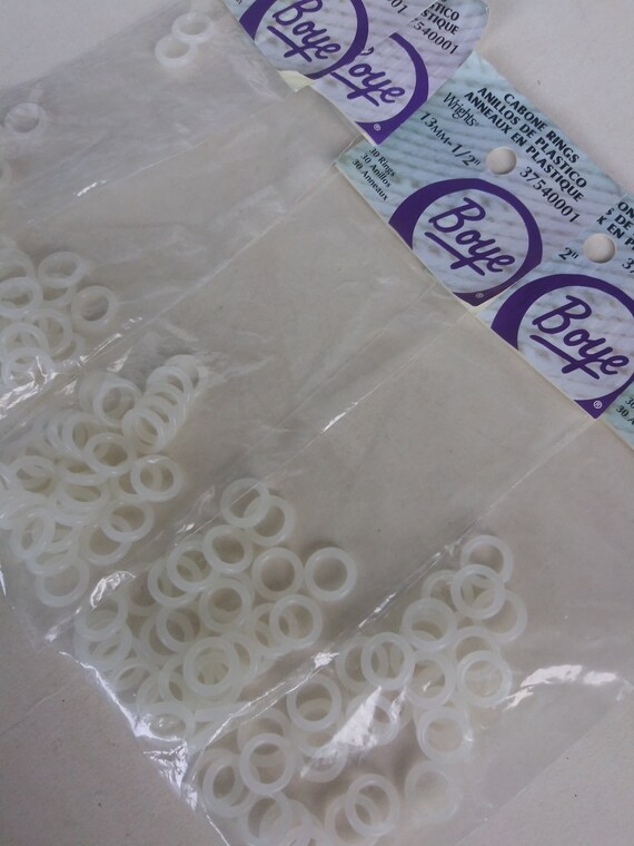 Boye 5 Count Natural Wood Cabone Rings 2/"