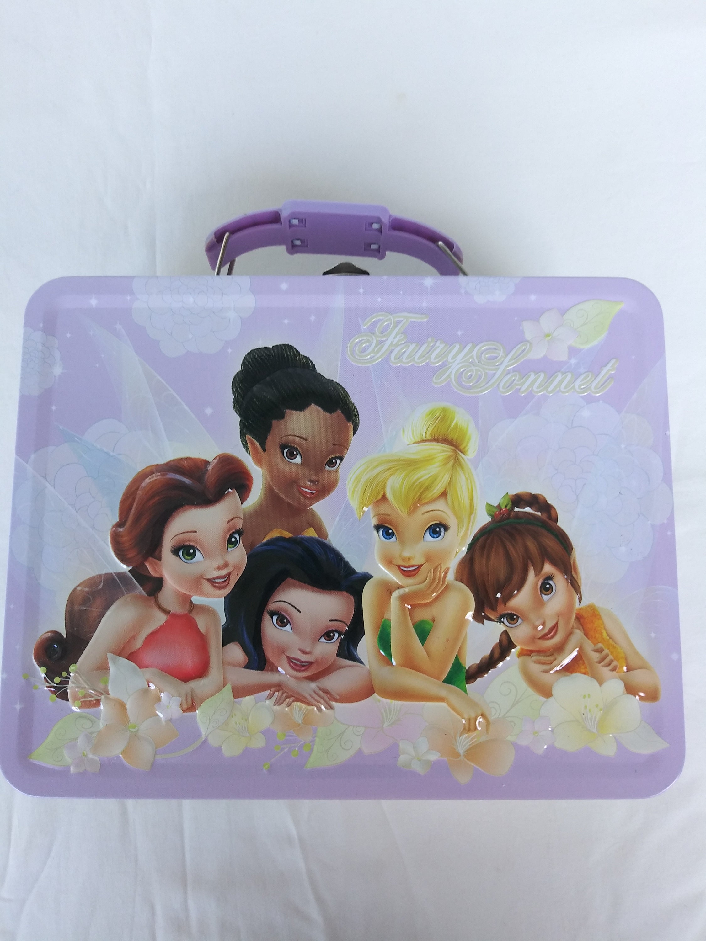 Disney Tinkerbell Fairies Jonnet Tin Lunch Box 