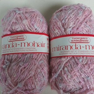 2 skeins Thorobred Scheepjeswol / Miranda-Mohair