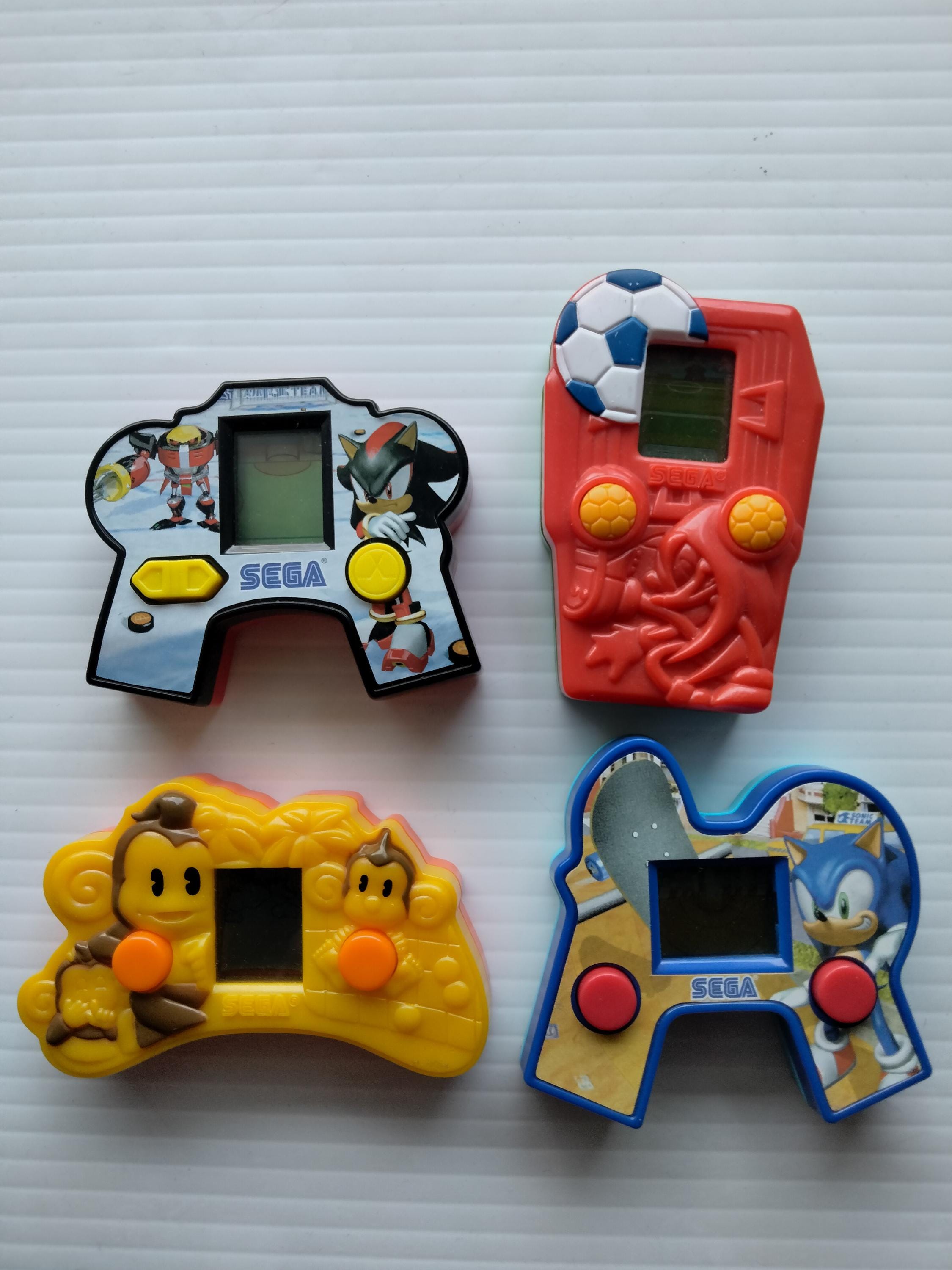 4 Vintage Video Game Mcdonald's Handheld Games Sega 2003-2004 - Etsy