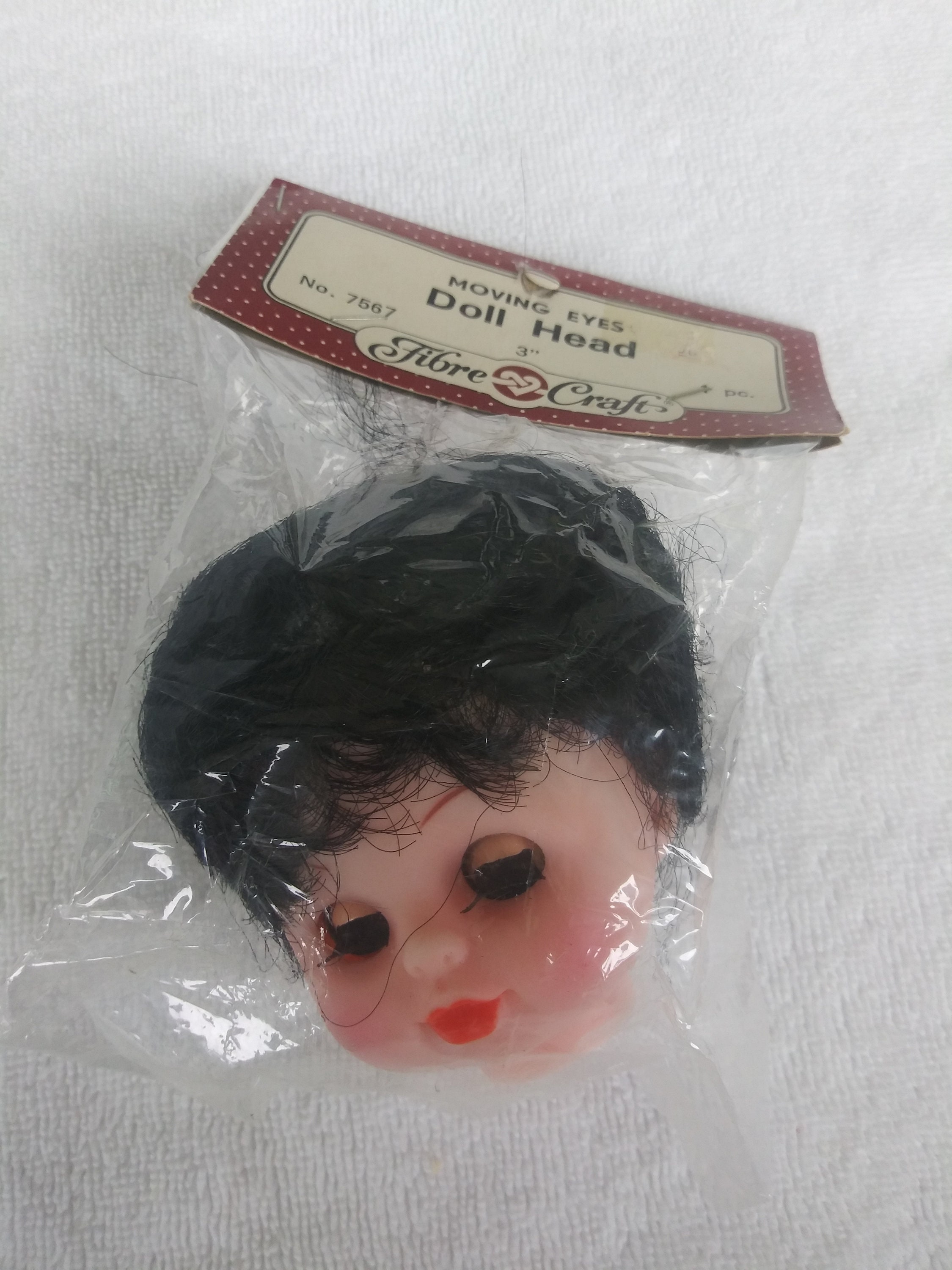 Copperton Lane: 2 Black Hair 1960s Vinyl Craft Doll Heads, Dolls and  Accessories, 15787