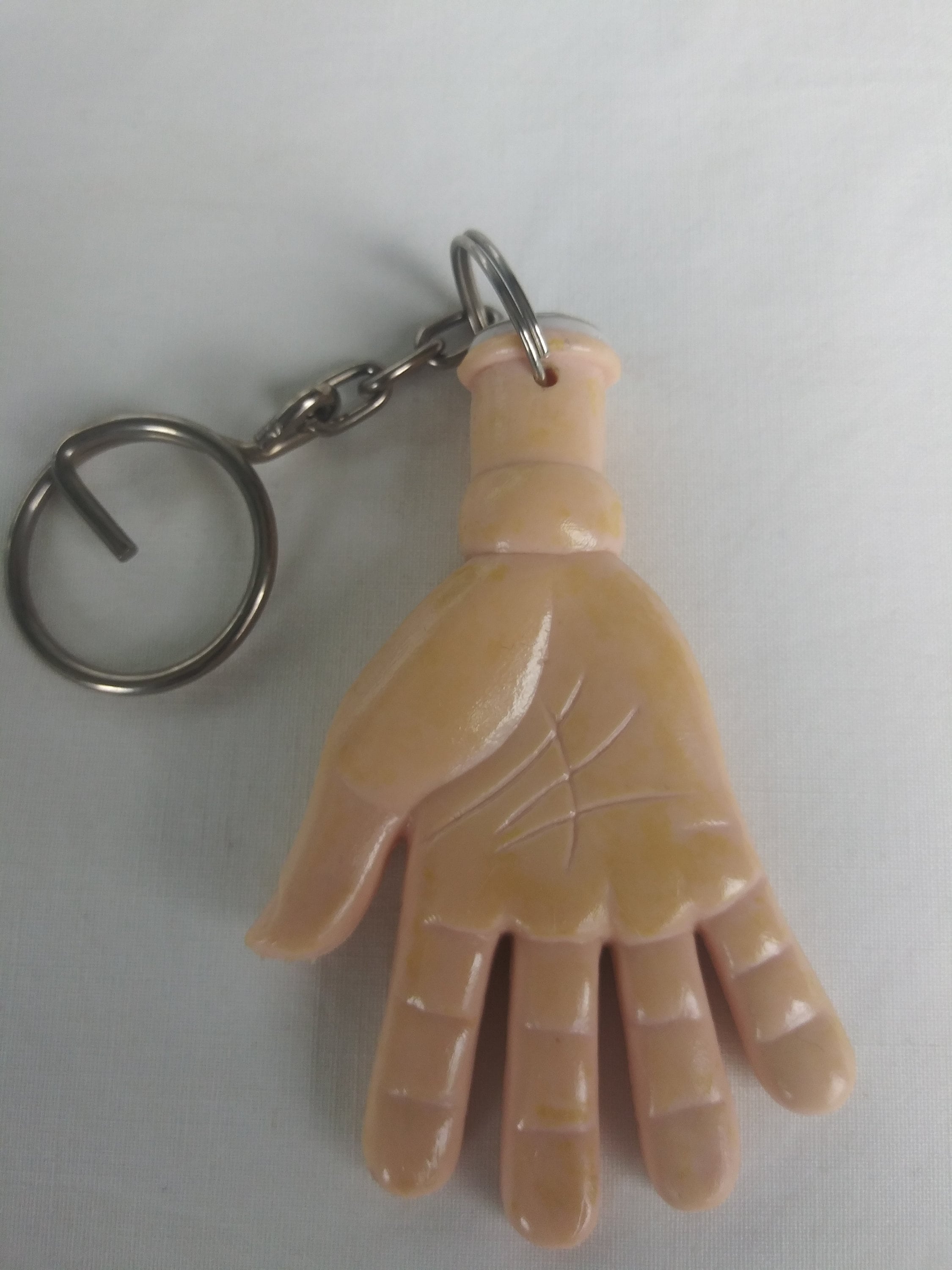 Vintage Hand Keychain Key Ring 1980s Etsy UK