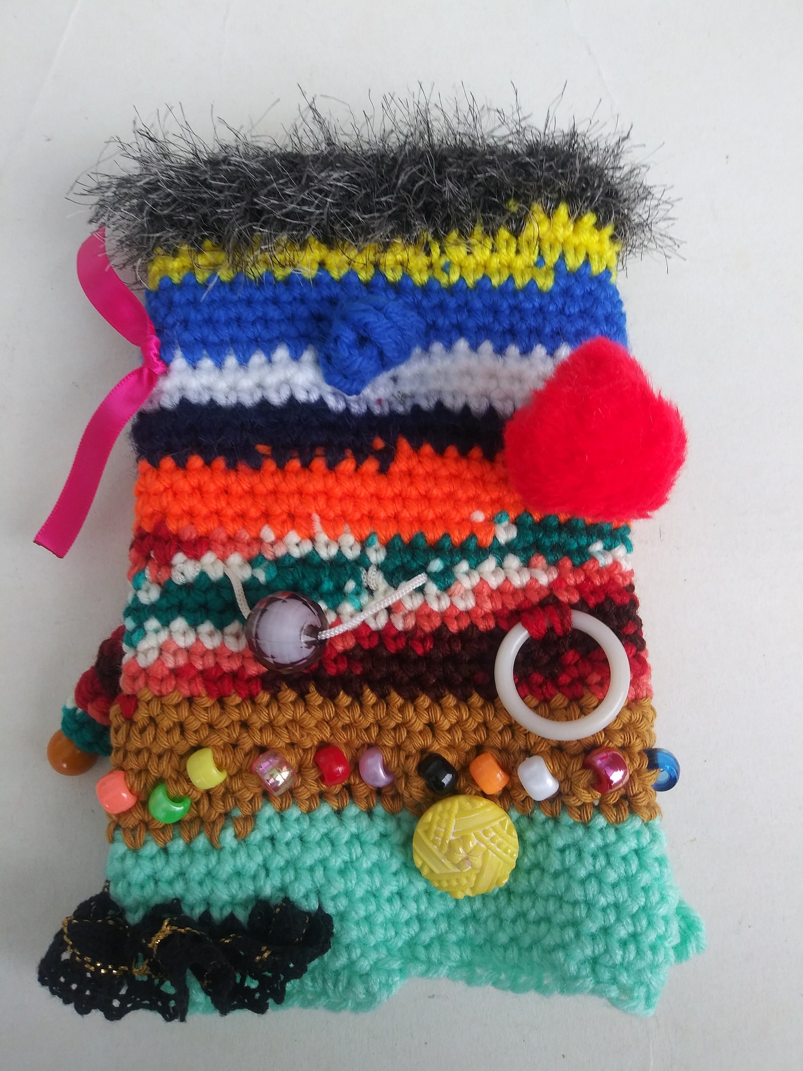 Knitted Fidget Muff Sensory Muff for Dementia Etsy