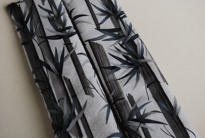 Seatbelt Covers Car 1 Pair Grey Bamboo Japanese Patterned Seat Belt