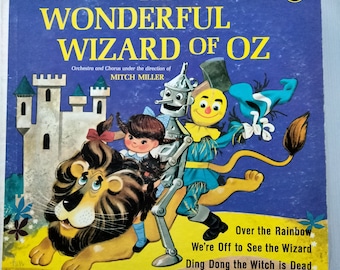 The Wizard of Oz Vinyl Record, Golden Records LP, 1957