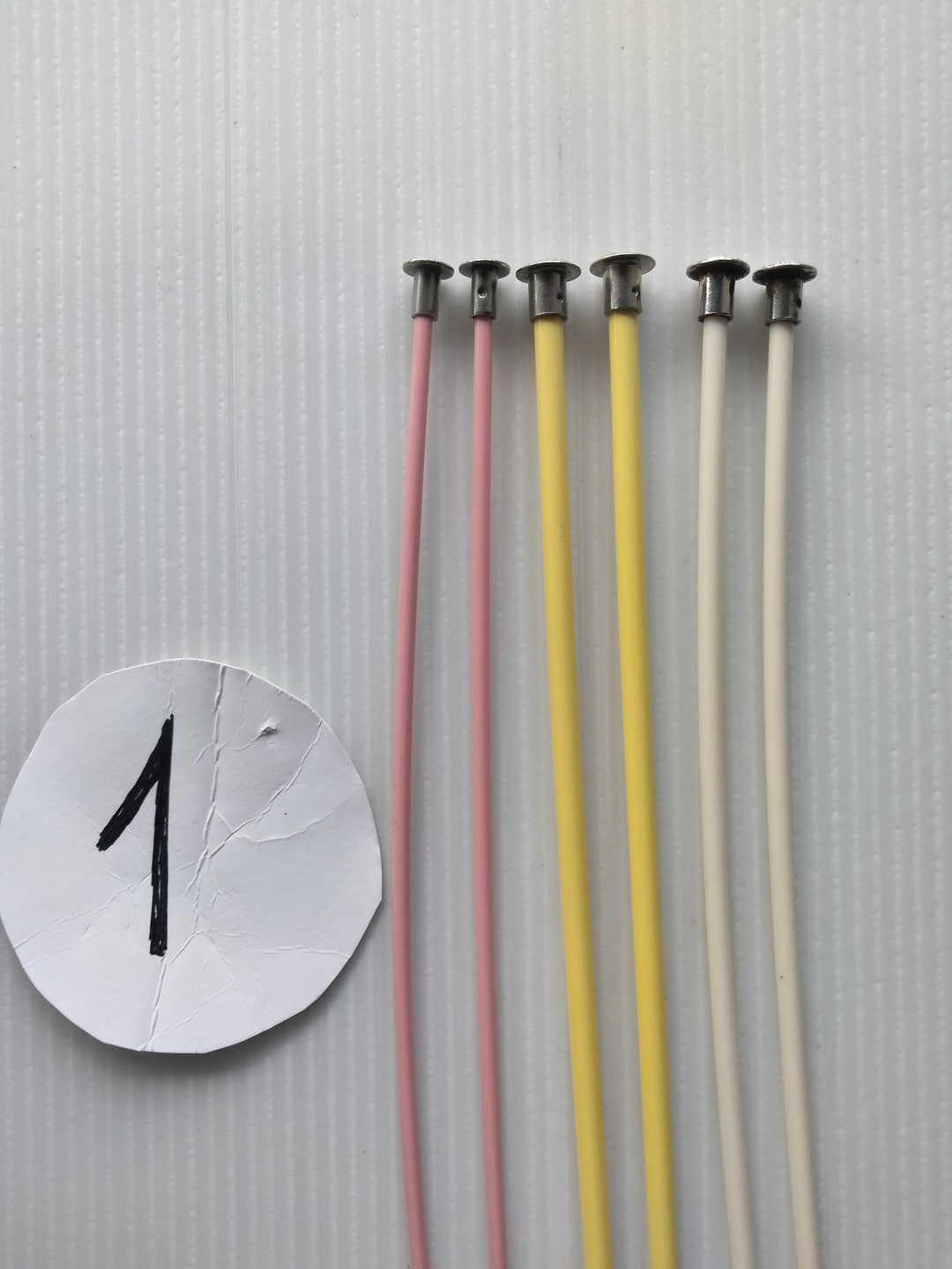 3 Pair Vintage Plastic Knitting Needles 3 Pairs Hero Etsy