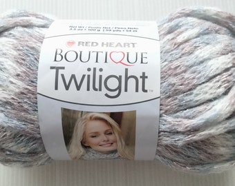 1 skein Red Heart Boutique Twilight Yarn Mercury