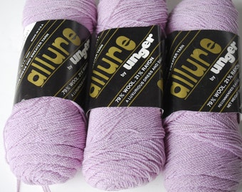 3 skeins Allure by Unger