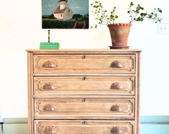 Antique Pine Dresser: 1870-1900, Pin & Cove Construction. SOLD Archived Piece Only Do Not Purchase