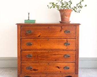 Antique Pine Dresser - 19th Century Chest of Drawers - Pin and Cove Joinery - English Country Cottage Furniture