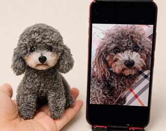 Dog Memorial Gift from Photo, Custom Pipe Cleaner Pet Memorial Keepsake, Pet Loss Chenille Dog Replica