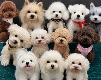 Dog Lover Gift, Custom Pipe Cleaner Dog from Photo, Personalized Chenille Pet Replica for Dog Mom Dog Dad