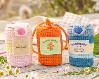 Dog Poop Bag Holder Crochet Waste Bag Dispenser, Dog Mom Gifts for Dog lovers, Handmade Dog Leash Accessory