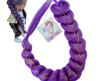 XL Tie-in Ponytail Rumi K Pop Demon Hunters Dragon Braid Reusable