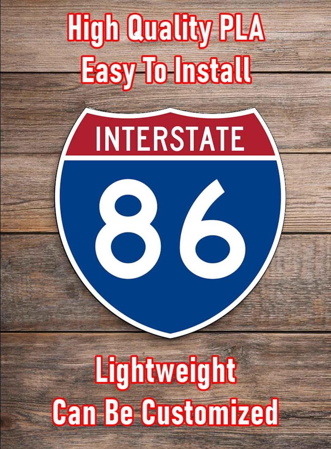 I 86 Sign Interstate 86 Route Marker Replica Sign - Etsy