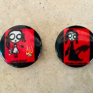 Vintage Halloween Pin Back Button Pins / Select One - Etsy