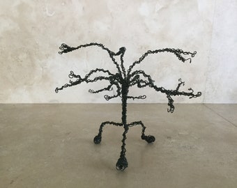 Hand Twisted Wire Earring Tree / Earring Tree / Jewelry Storage