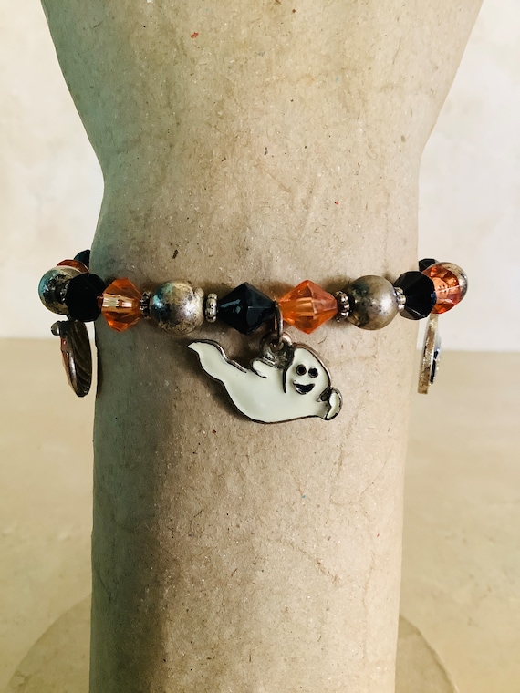 Halloween Charm Bracelet / Halloween Jewelry / Halloween