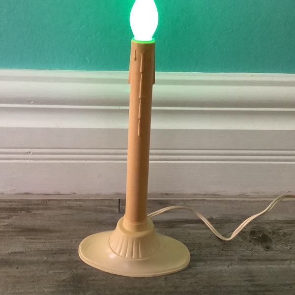 Vintage Noma Single Light Candolier / Christmas Window Electric Candle / Christmas Decoration